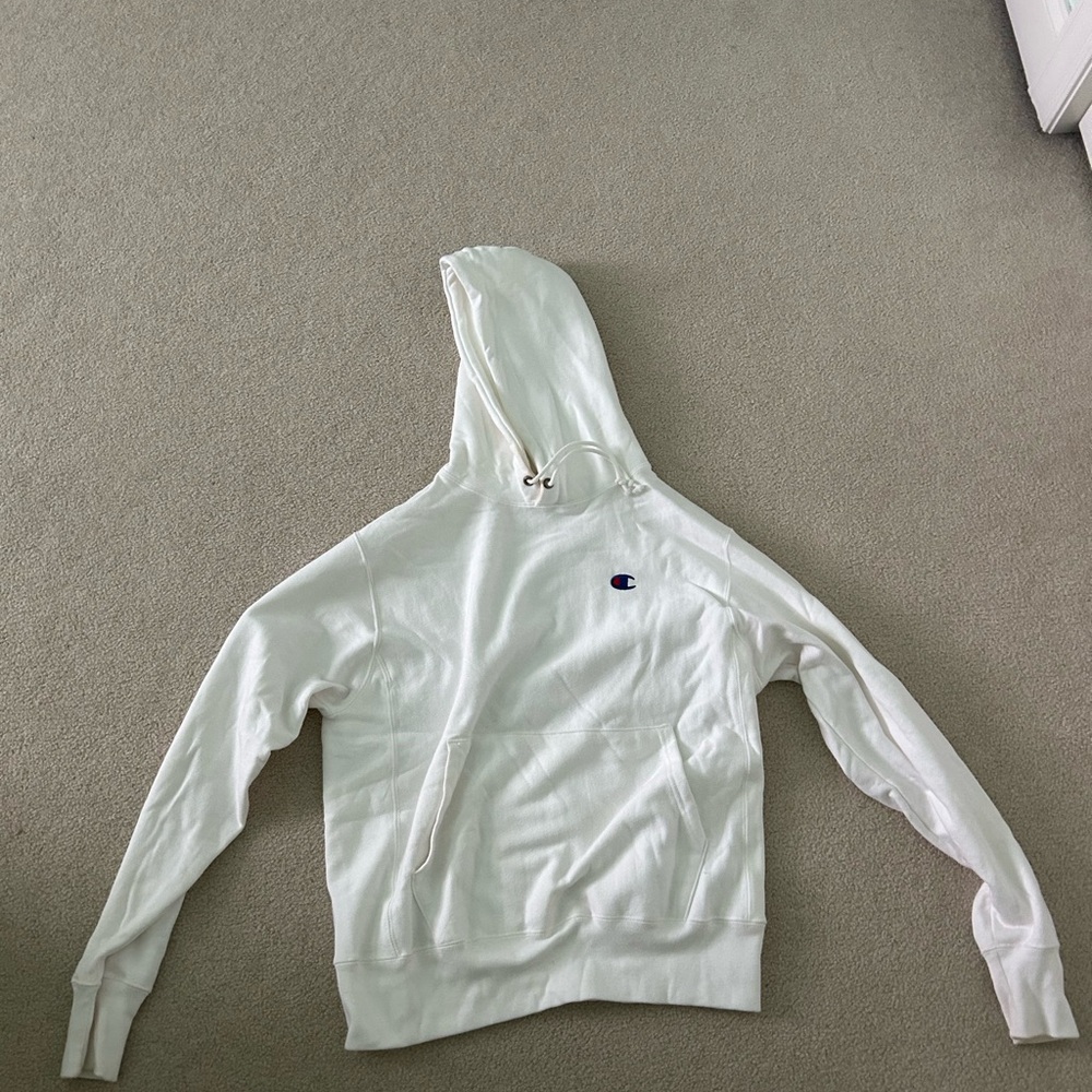 Champion White Hoodie